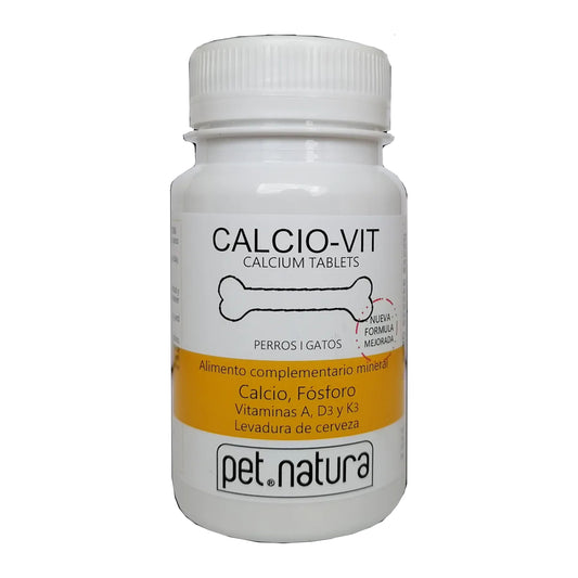 CALCIO VIT Perros y Gatos 60comp.PetNatura