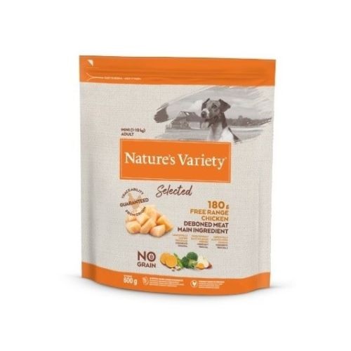 NATURES VARIETY NO GRAIN MINI ADULT POLLO 1.5KG