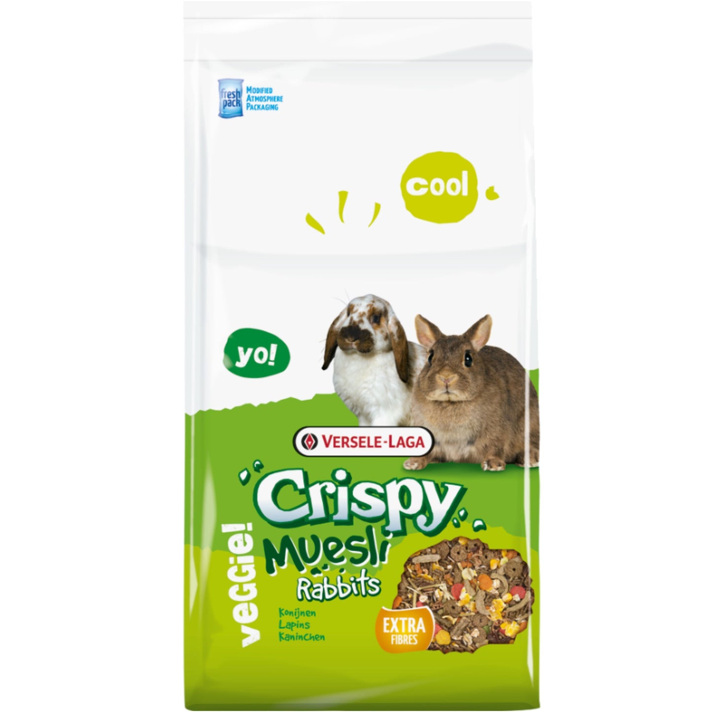CONEJO CRISPY MUESLI 10 KG. VERSELE-LAGA