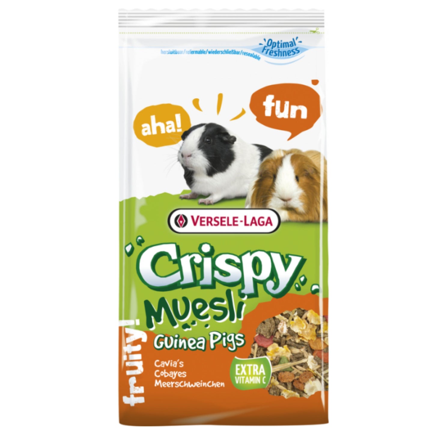 COBAYA CRISPY MUESLI 10 KG. VERSELE-LAGA