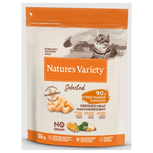 NATURES VARIETY CAT NO GRAIN STERILI POLLO 3 Kg