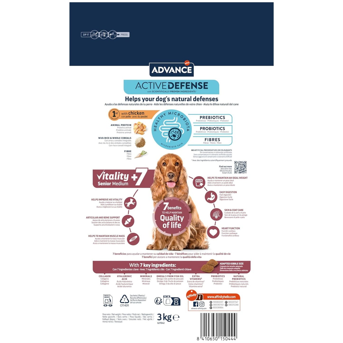 ADVANCE MEDIUM SENIOR 3 KG.