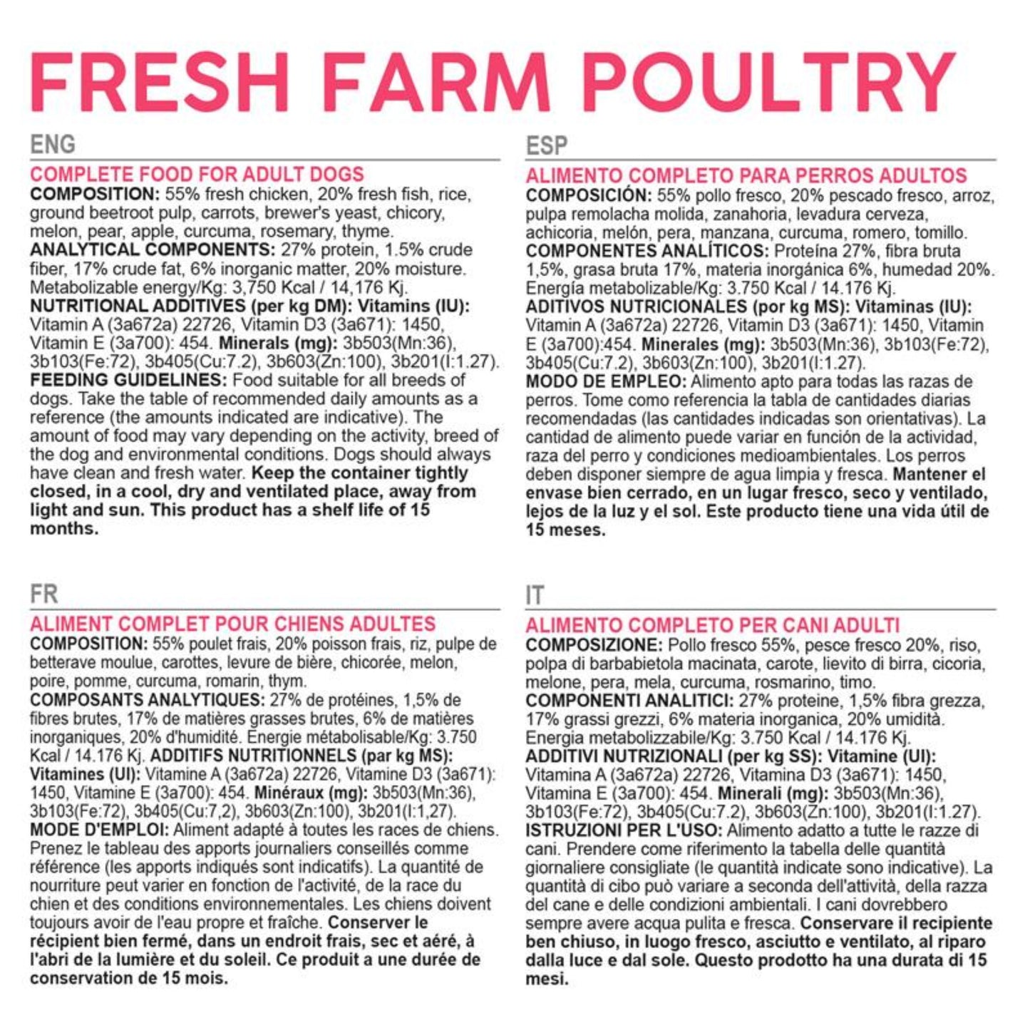 Arquivet Fresh Farm Poultry - 2,5 KG.