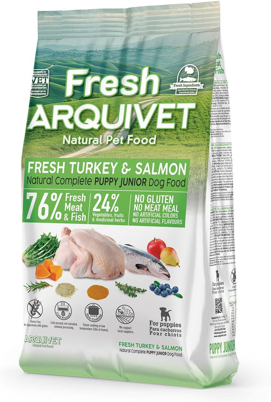 Arquivet Fresh PUPPY Junior Pavo & Salmon 2,5Kg