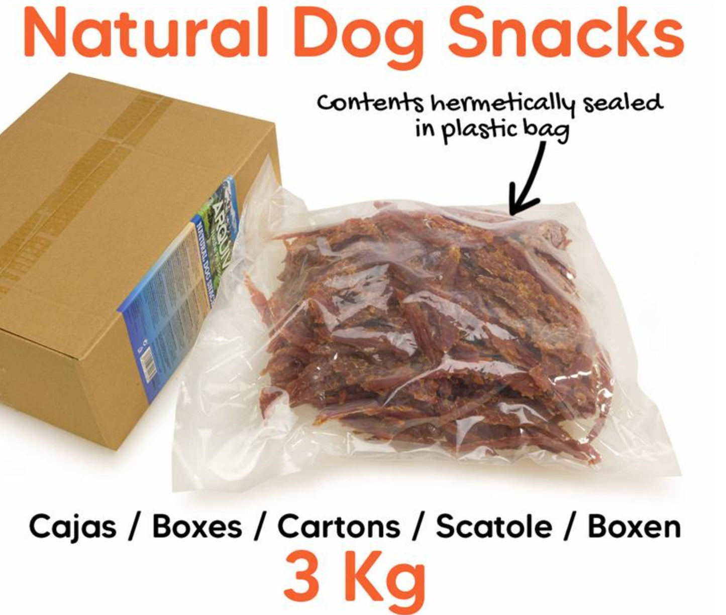 SNACK FILETE DE PATO a Granel 3 Kg.