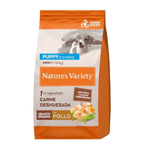 NATURES VARIETY HEALTHY GRAIN PUPPY MINI POLLO 1.5 KG